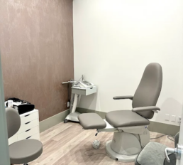 Patient room in AIRE Podiatry Studio